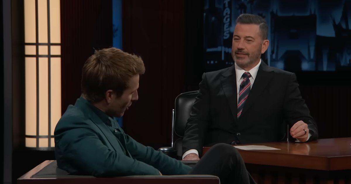 Photo of Glen Powell was 'honored' to appear on 'Jimmy Kimmel Live!'