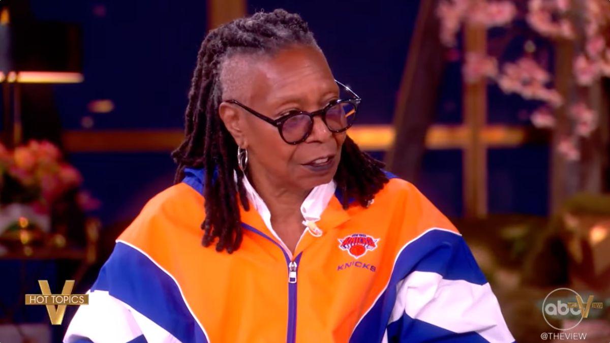 Photo of Whoopi Goldberg was cut off on 'The View' by someone's phone making a noise.