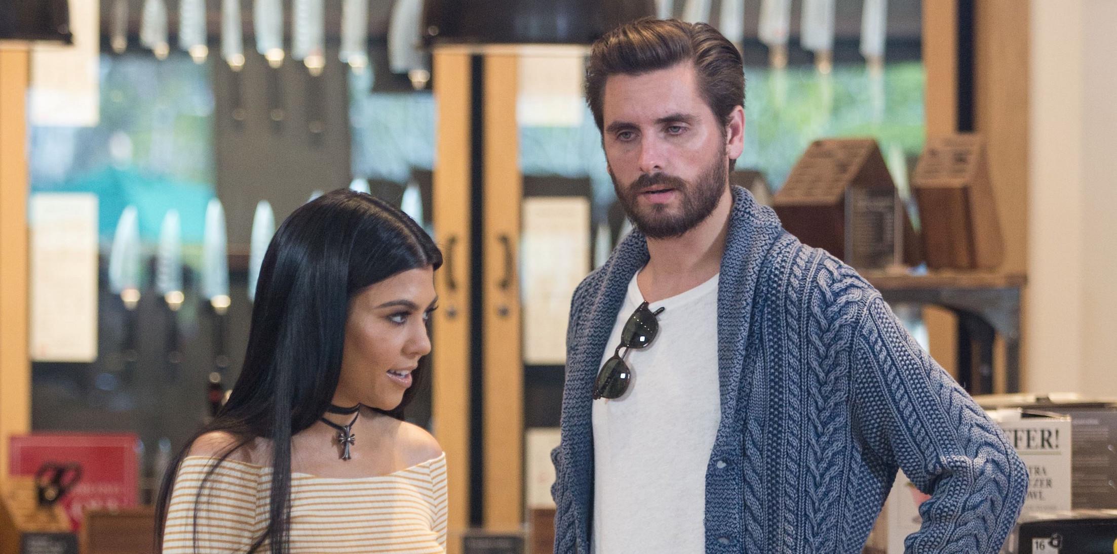 Kourtney Kardashian And Scott Disick Are Not Getting Along At All