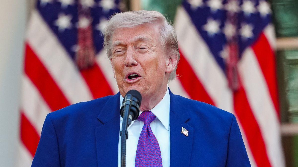 Image of Donald Trump was deemed the 'idiot of the century' after a recent senseless rant.