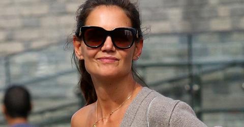 Katie Holmes Shows Some Skin Outing Daughter Suri NYC