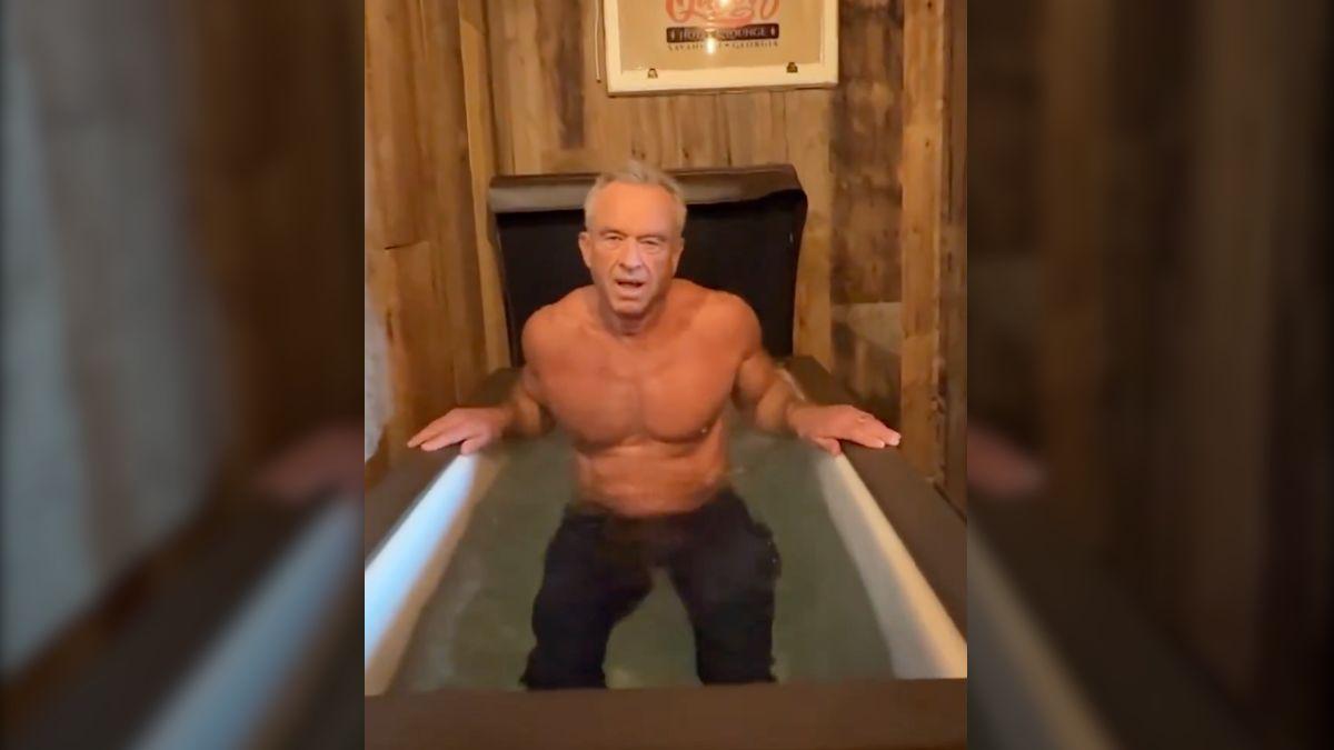 image of The chaotic editing flashed sharks, soaring eagles, fire and lightning between gym shots.