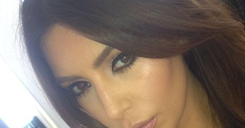 Kim Kardashian Kissy Face