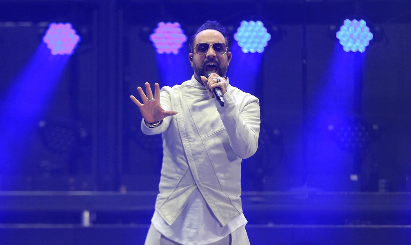 Aj mclean onstage