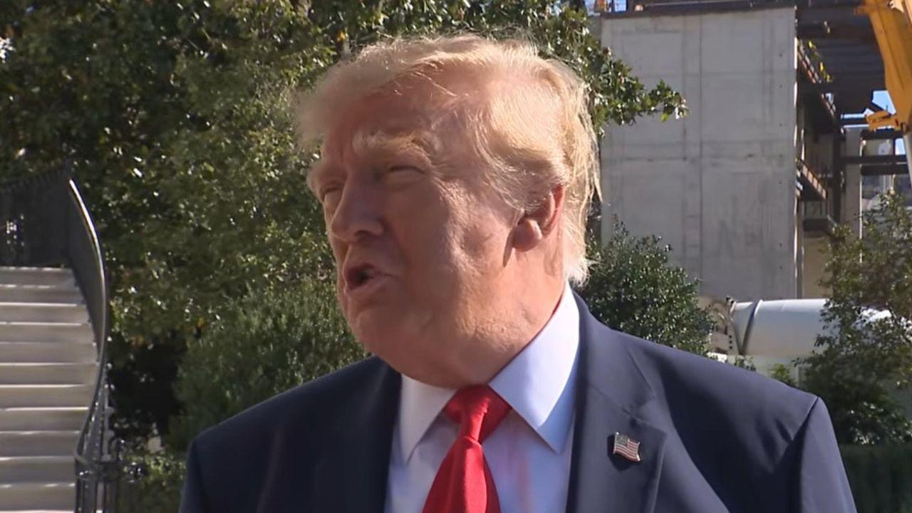 Photo of Donald Trump traveled to Florida to attended  a campaign rally for gubernatorial candidate Rep. Byron Donalds.