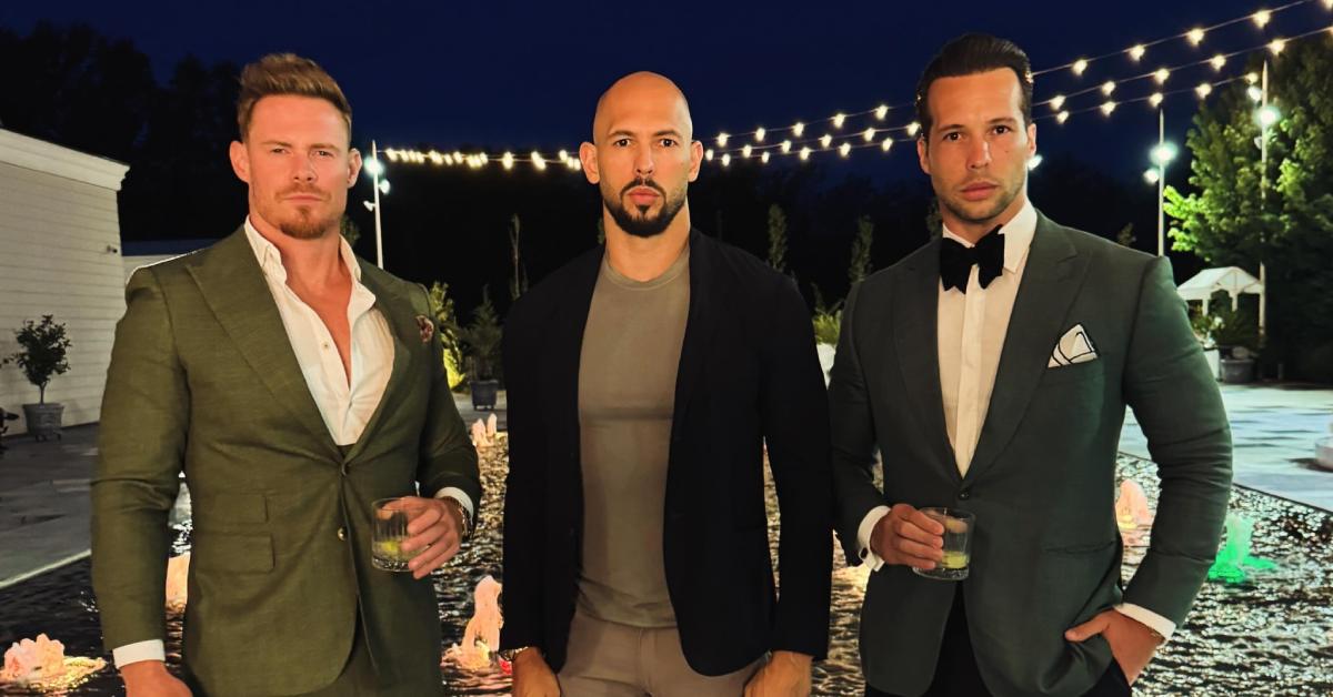 Image of Justin Waller also referred to himself as the 'third brother' of Andrew and Tristan Tate.