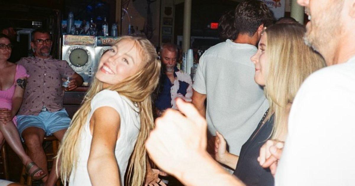 Image of Sydney Sweeney was all smiles during a night out dancing.
