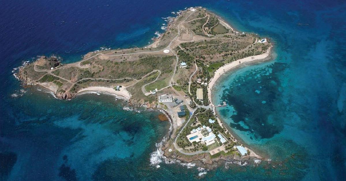 Image of Jeffrey Epstein owned Little Saint James in the Virgin Islands until his death in 2019.