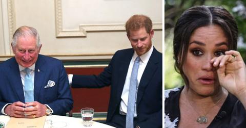 prince charles prince harry and meghan markle