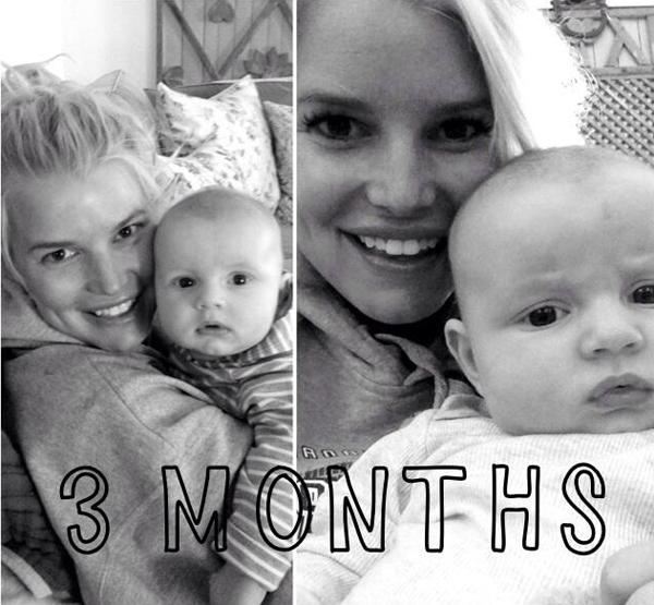 Jessica simpson ace three months old twitter