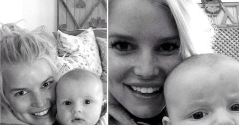 Jessica simpson ace three months old twitter