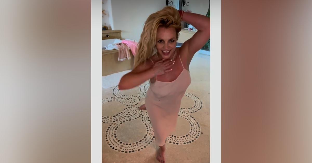 britney spears dances stained dress watch