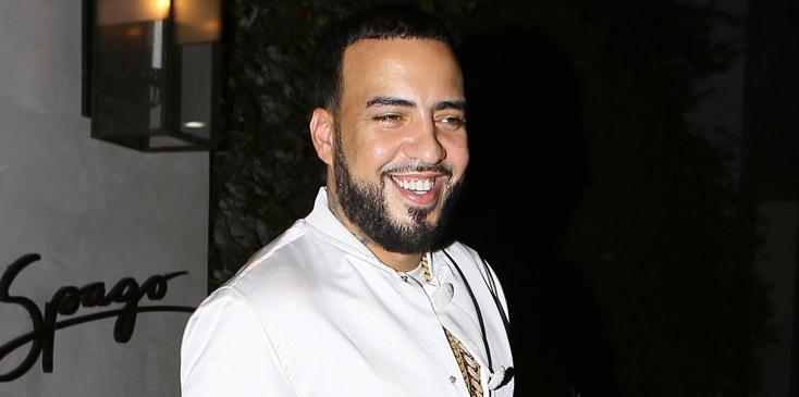 French Montana looks sleek in all white as he leaves dinner with Mary J Blige