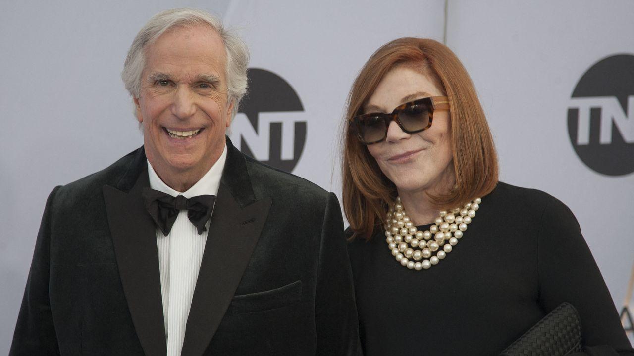 Image of Henry Winkler and Stacey Winkler.
