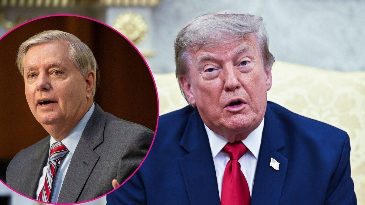 Composite photo of Donald Trump and Lindsey Graham.