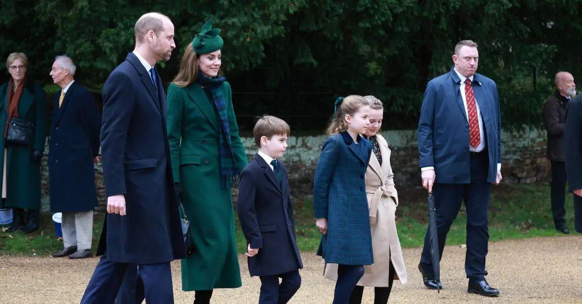 prince william seen comforting kate middleton moment concern royal christmas walk