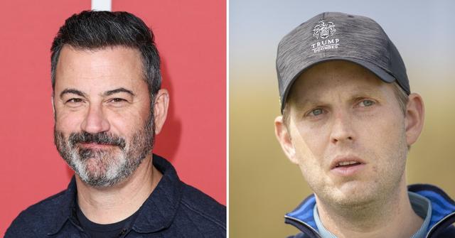 jimmy kimmel roasts eric trumps court appearance tweedle even dumber