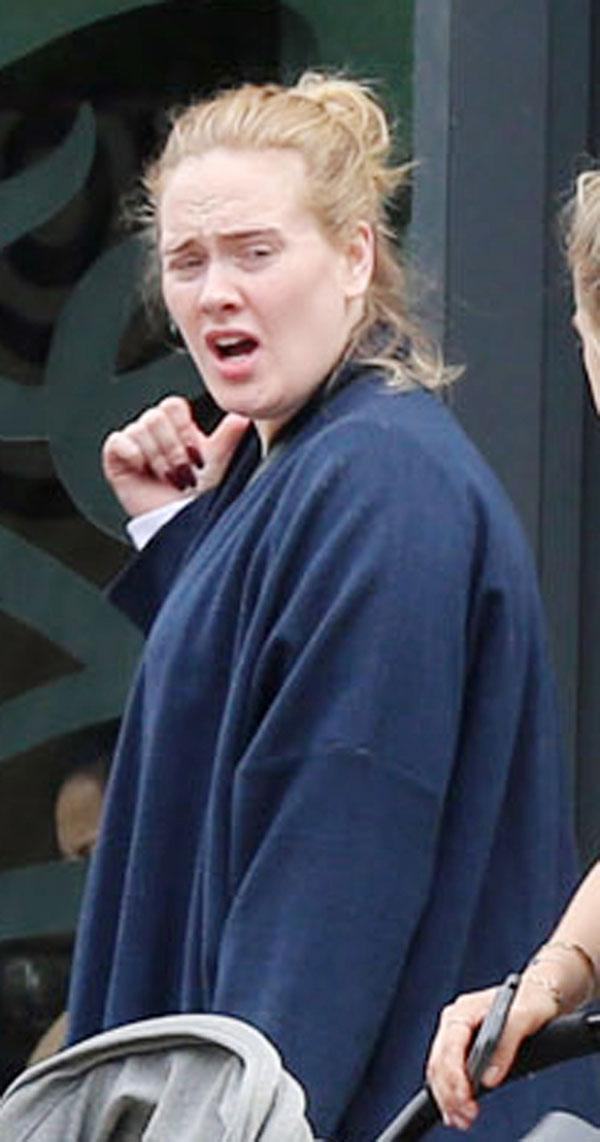 adele lies diet mcdonalds no makeup