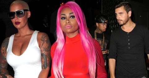 blac chyna amber rose filming show tyga scott disick