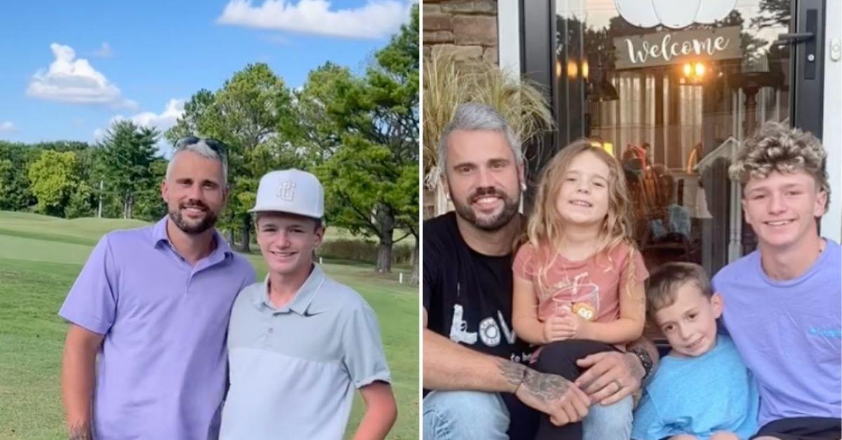 Photos of Ryan Edwards and his children
