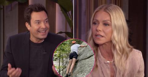 Composite photo of Jimmy Fallon and Kelly Ripa.