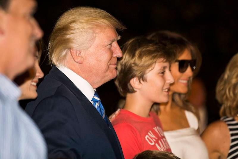 donald trump dances barron