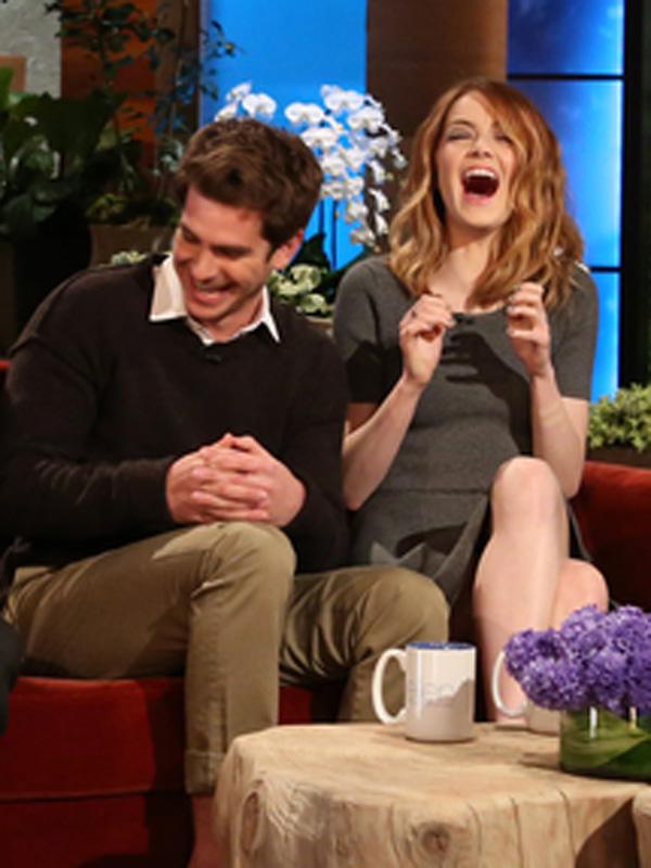 andrew garfield laughing