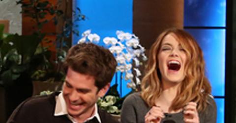 Emma stone andrew garfield ellen
