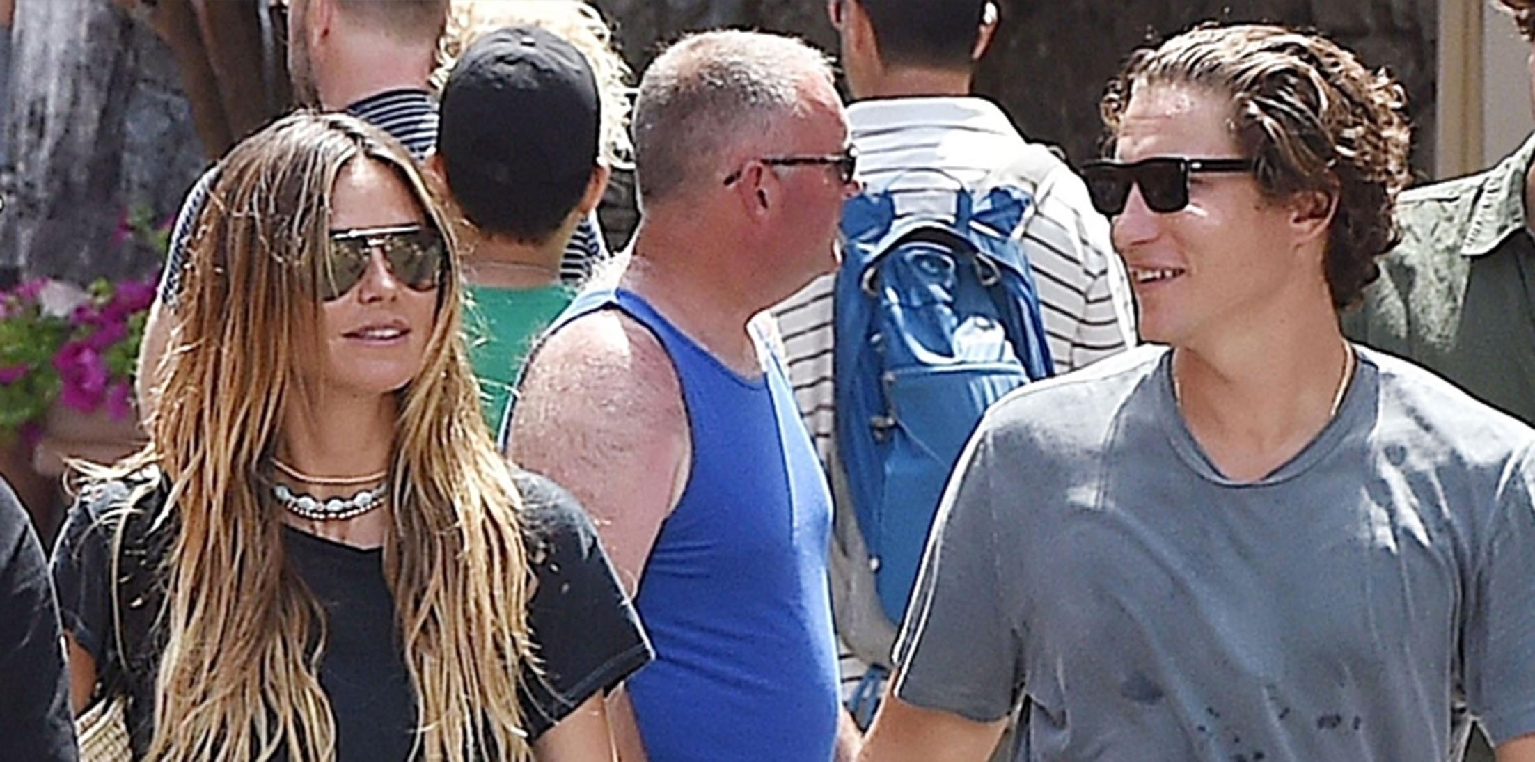 *EXCLUSIVE* German Supermodel Heidi Klum and boyfriend Vito Schnabel enjoy some down time in Portofino