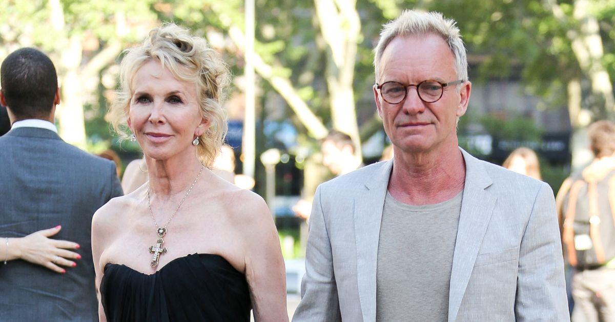 Photos of Sting and Trudie Styler