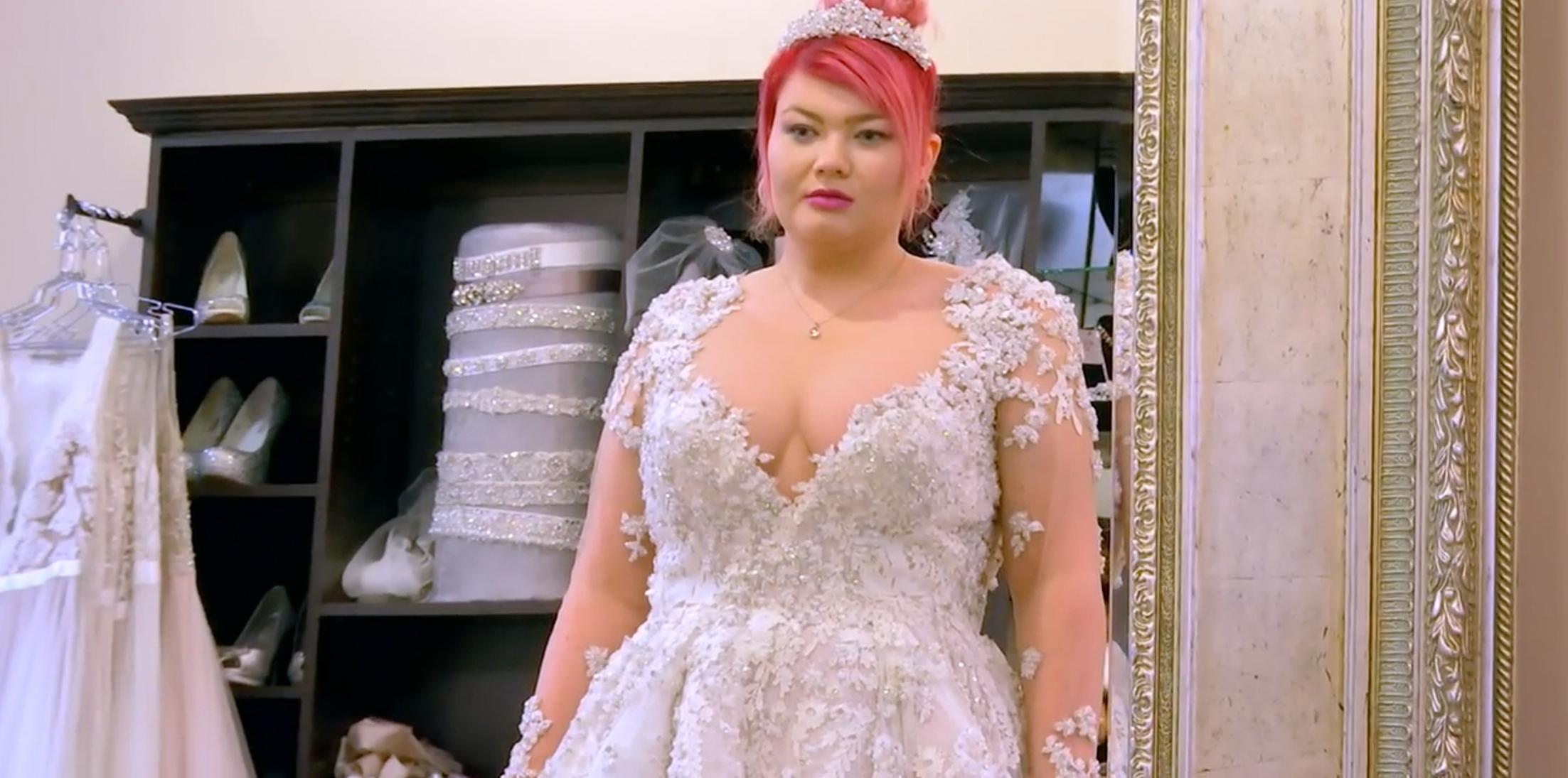 Amber portwood wedding dress matt baier split h