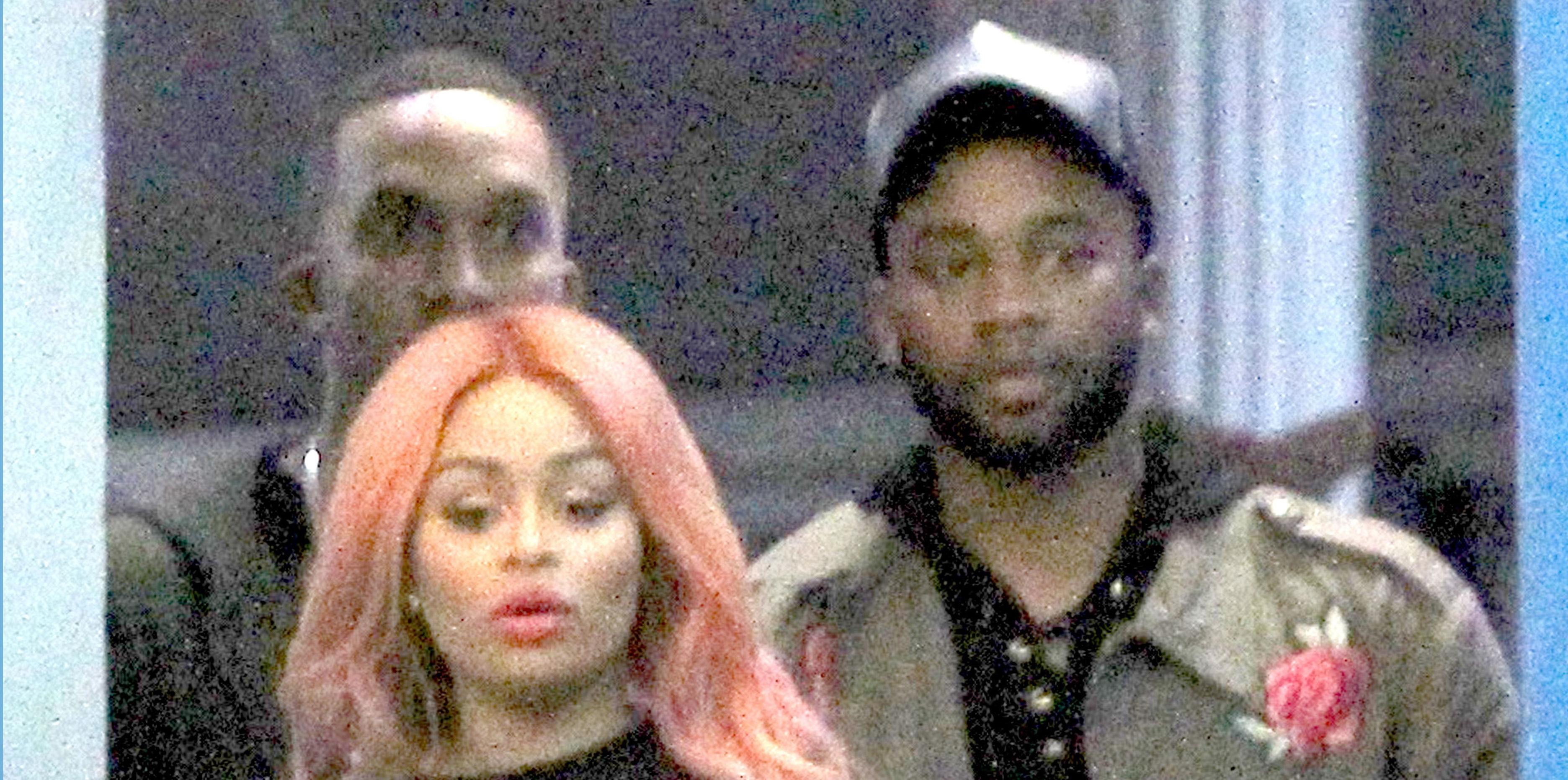 *EXCLUSIVE* Blac Chyna and a mystery man leave Moonlight Rollerway in Glendale