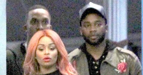 *EXCLUSIVE* Blac Chyna and a mystery man leave Moonlight Rollerway in Glendale