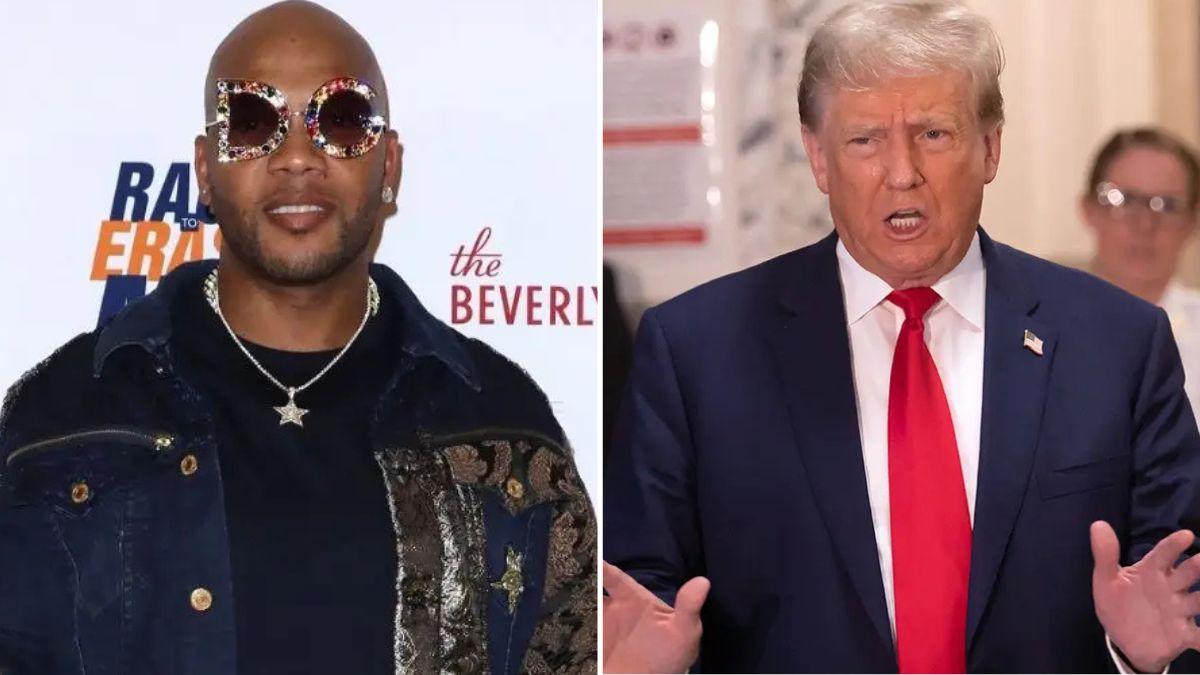 Photo of Flo Rida and Donald Trump