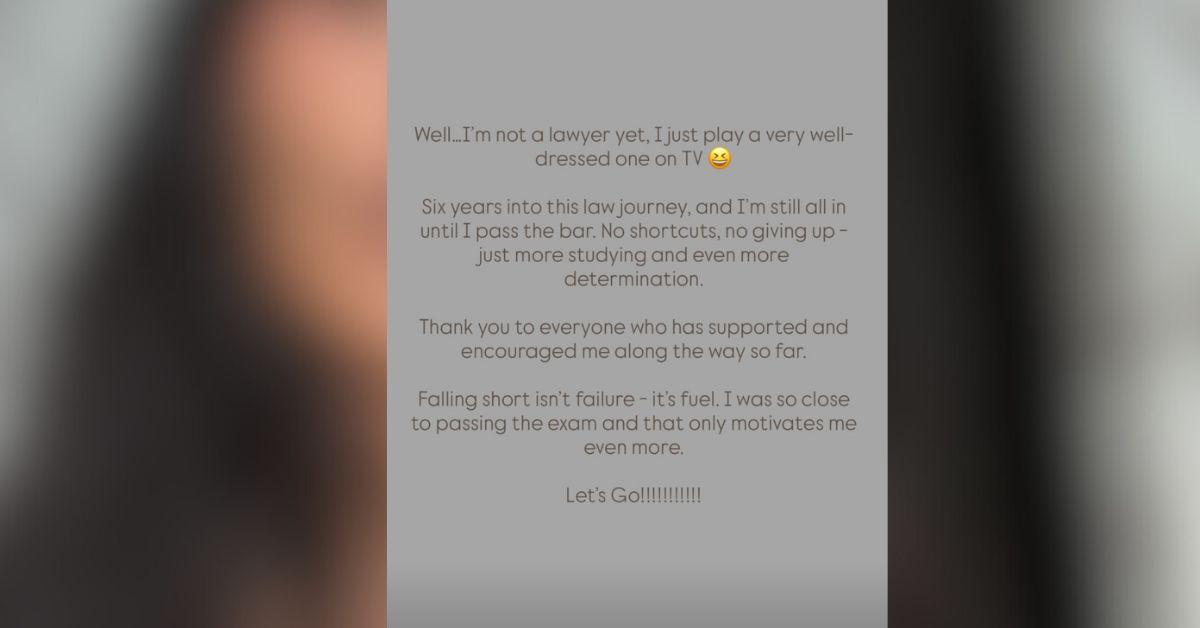 image of Kim Kardashian didn't pass the bar. 