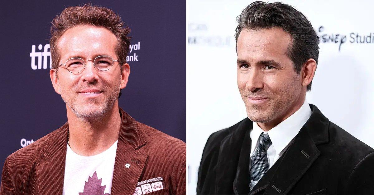 Two photos of Ryan Reynolds