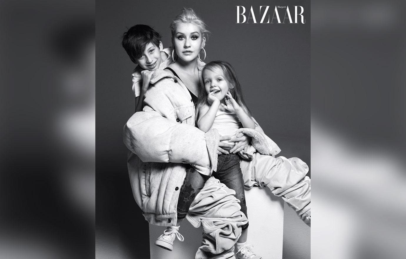 Kanye west kids north saint harpers bazaar pic 02