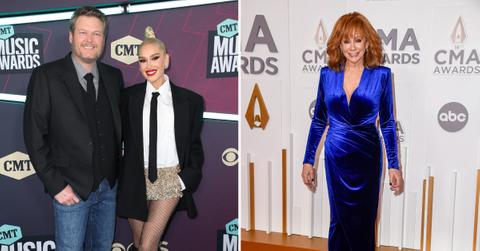 blake shelton refuses gwen stefanis side feud the voice reba mcentire