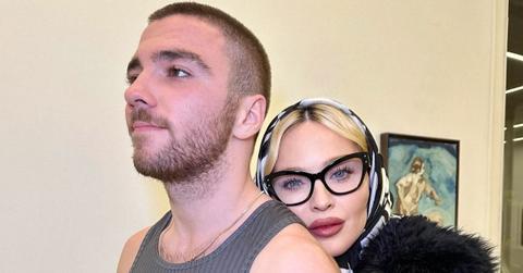 Photo of Rocco Ritchie and Madonna.