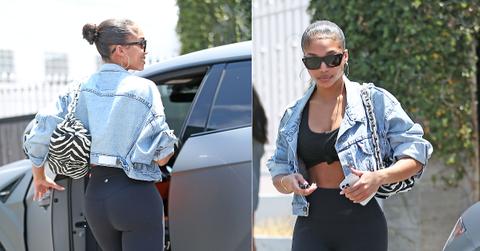 lori harvey pilates outfit workout athleisure style shop feature