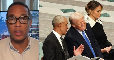 Composite photo of Don Lemon, Barack Obama and Donald Trump.