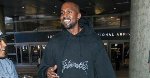 INF – Kanye West in Good Spirits As He Lands at LAX