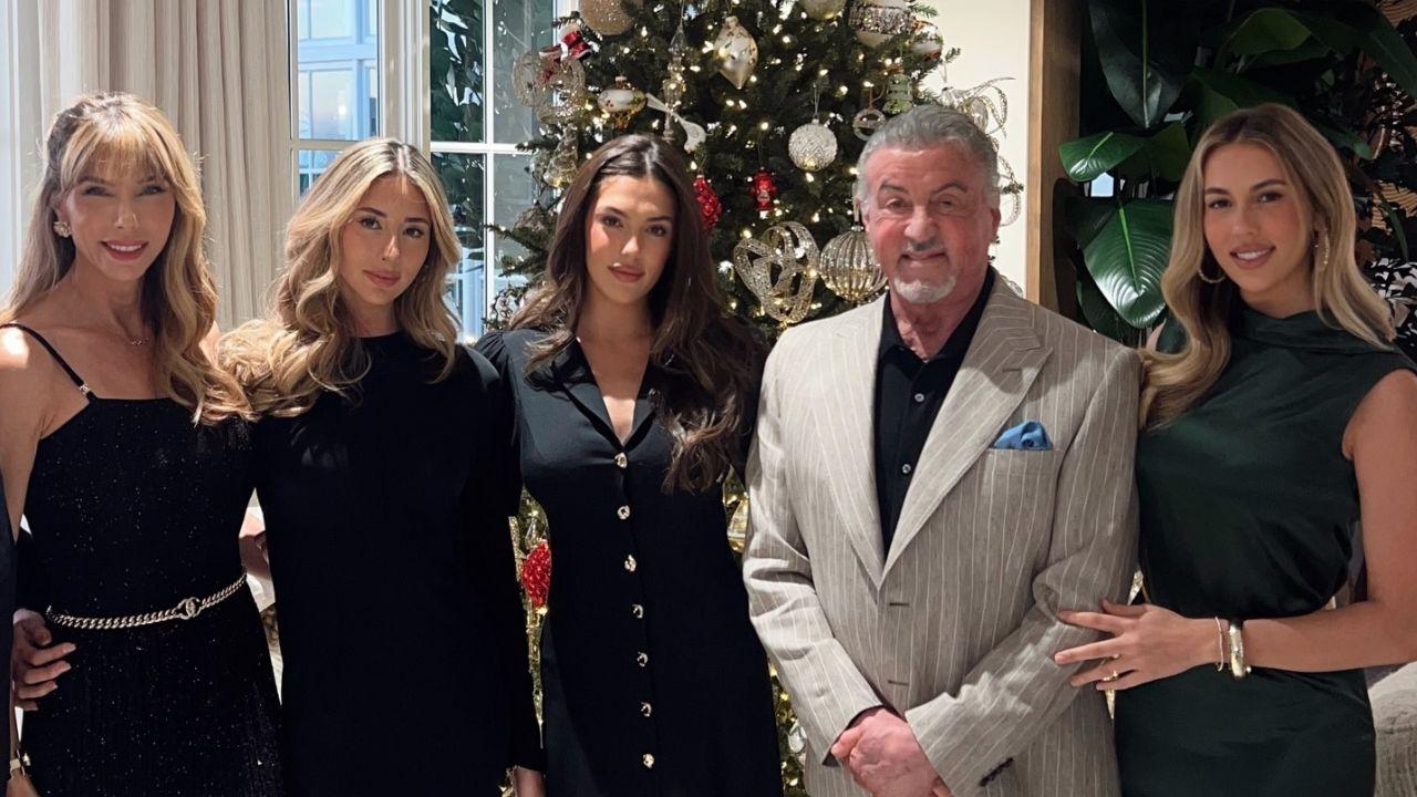 Image of Sylvester Stallone and Jennifer Flavin share three daughters.