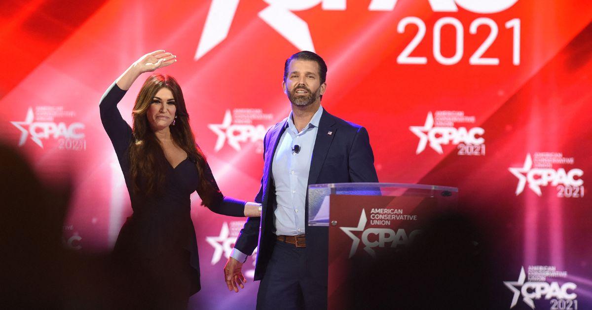 image of Kimberly Guilfoyle and Donald trump jr.