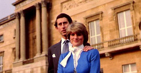 Photo of Princess Diana and King Charles.