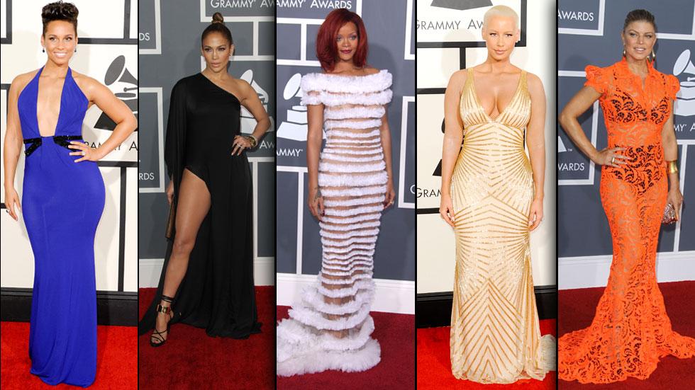 Most naked grammy outfits 2