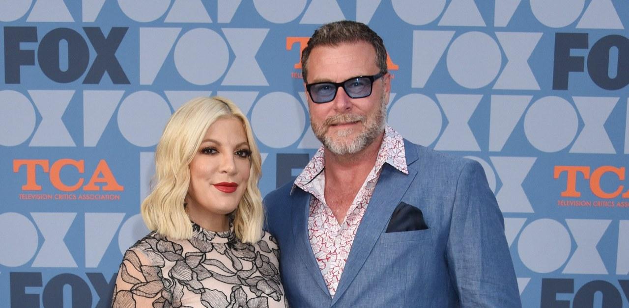 tori spelling dean mcdermott split rumors kissing valentines day date