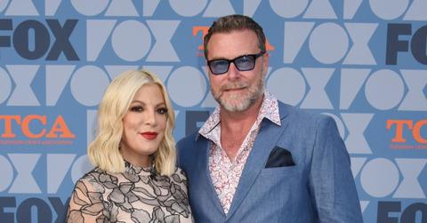 tori spelling dean mcdermott split rumors kissing valentines day date