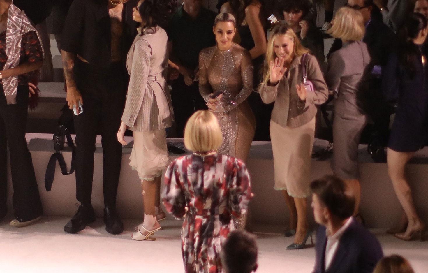 Anna Wintour Shades Kim Kardashian At Fendi Show