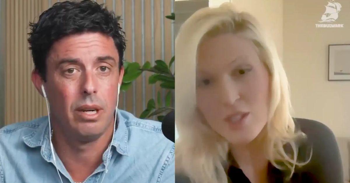 Image of Olivia Nuzzi joined 'The Bulwark' podcast.